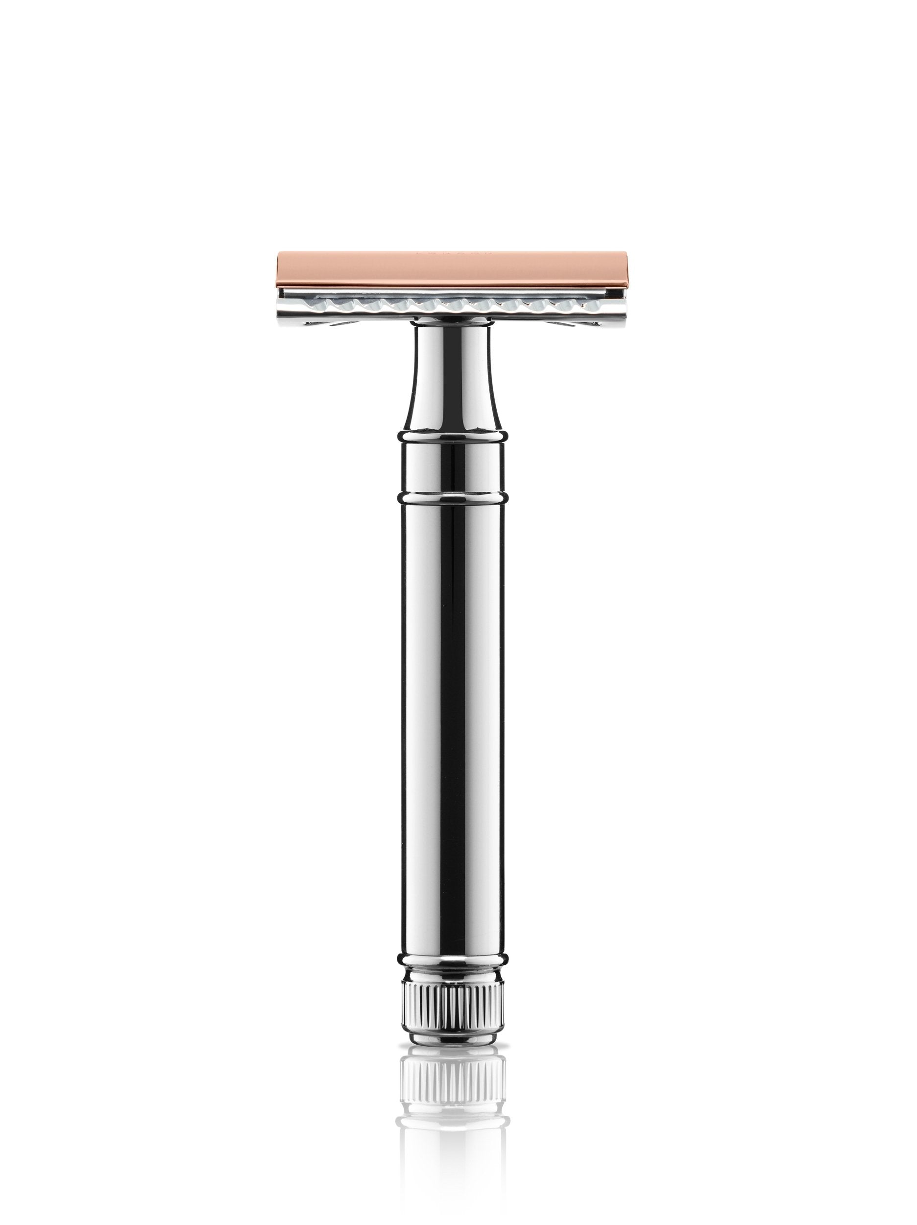 Chrome and Rose Gold Plate - Razor