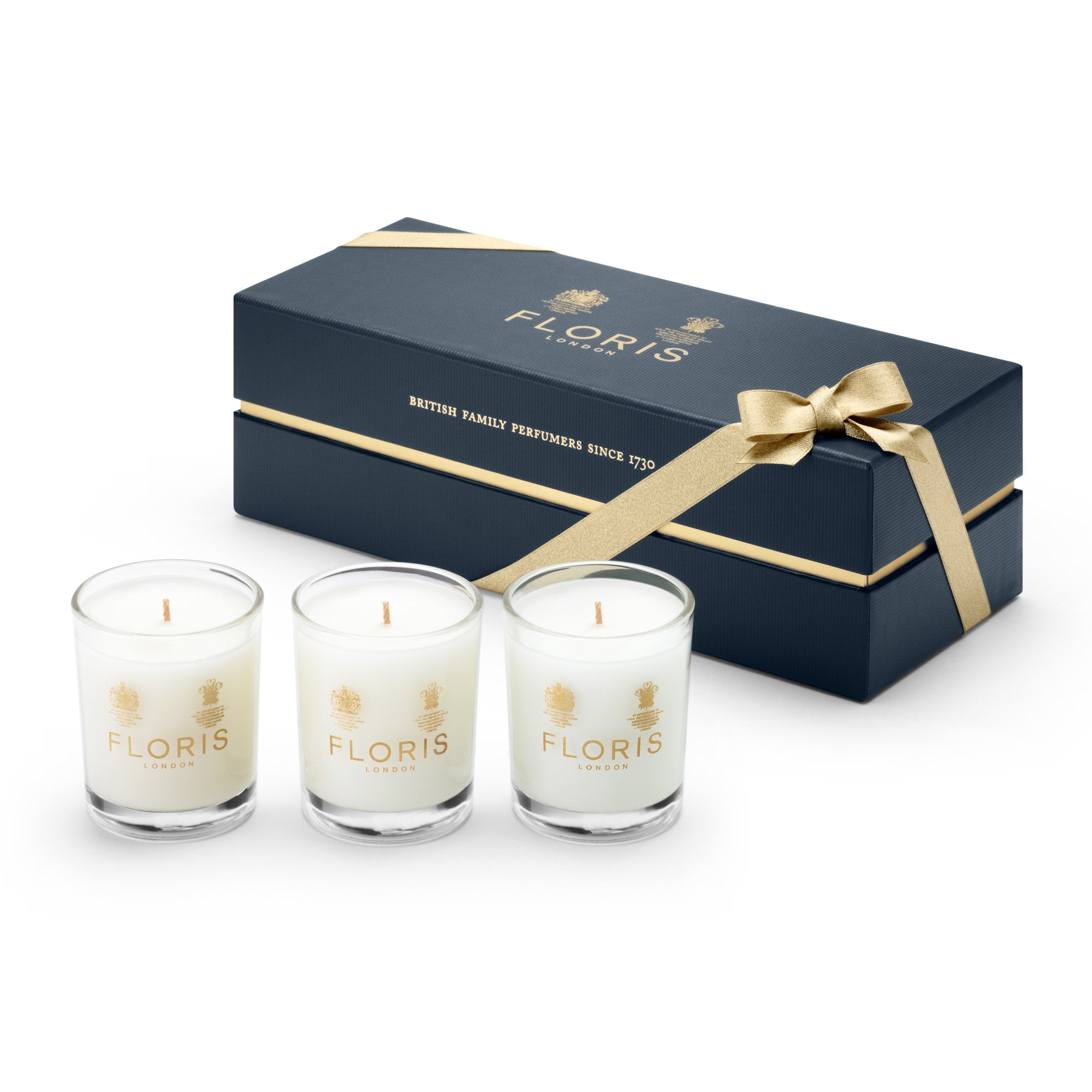Luxury Miniature Winter Candle Trio