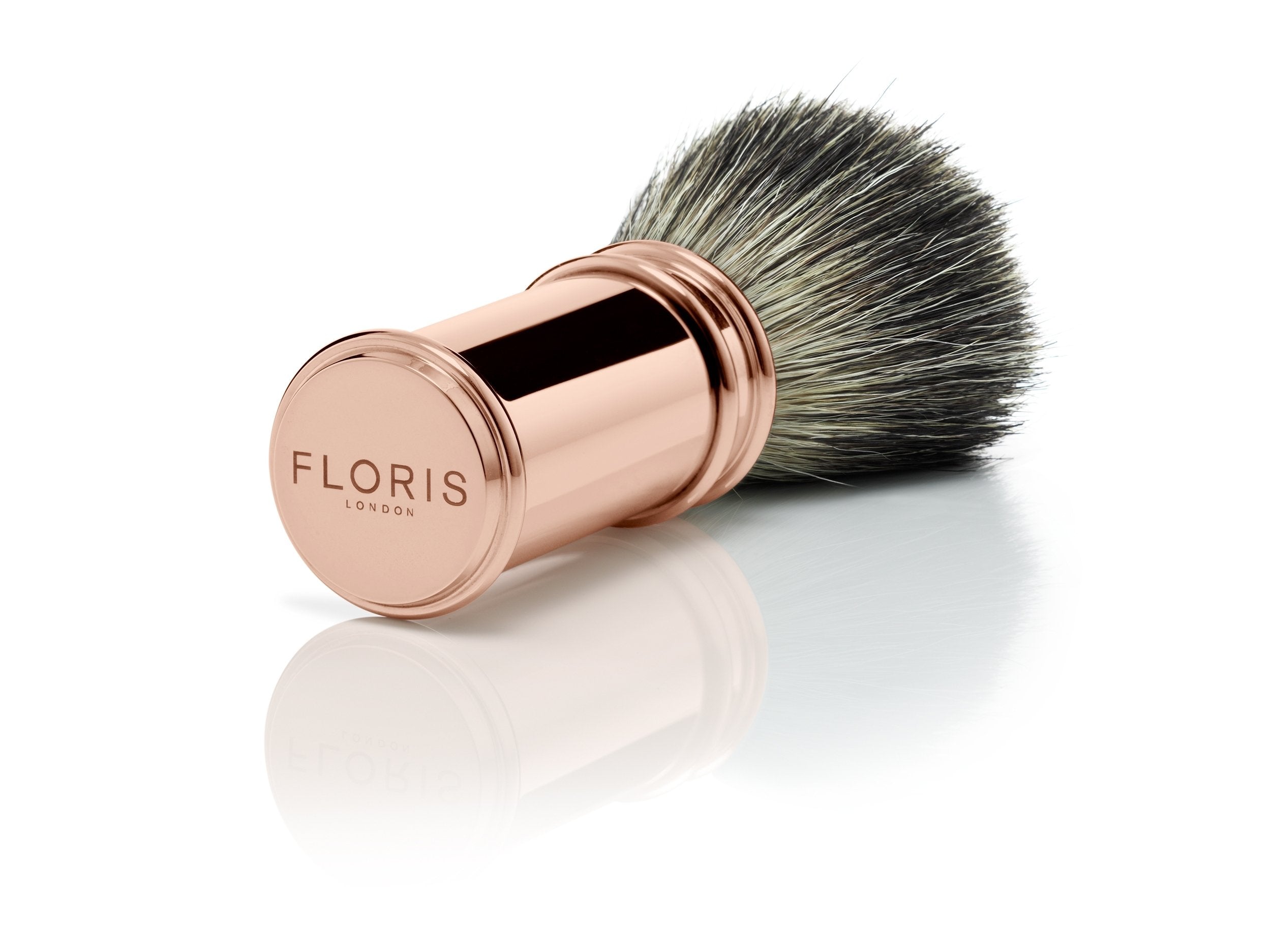 Chrome and Rose Gold Plate - 3 Piece Shaving Set